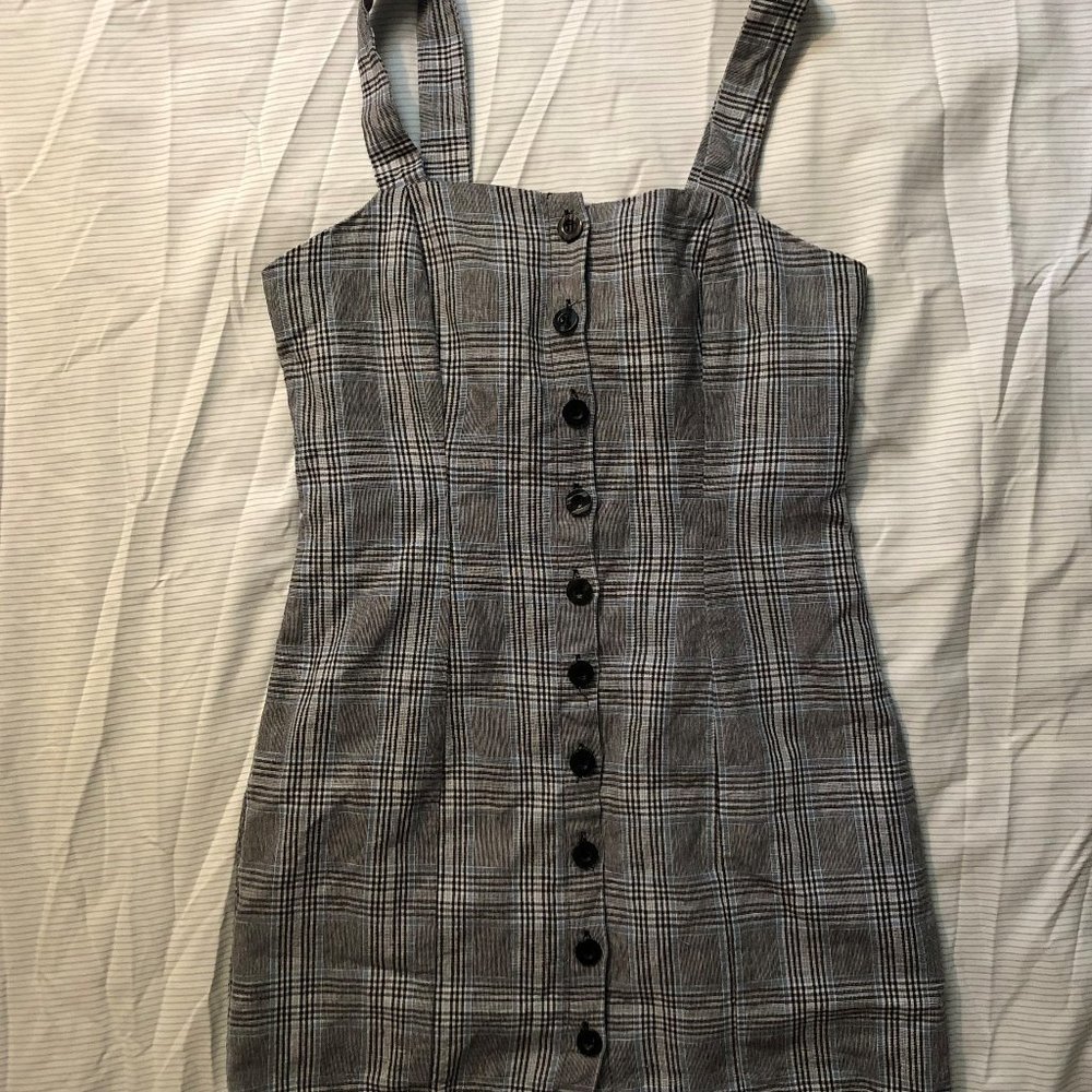 F21 PLAID DRESS